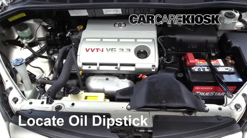 2006 Toyota Sienna LE 3.3L V6 Oil Check Oil Level